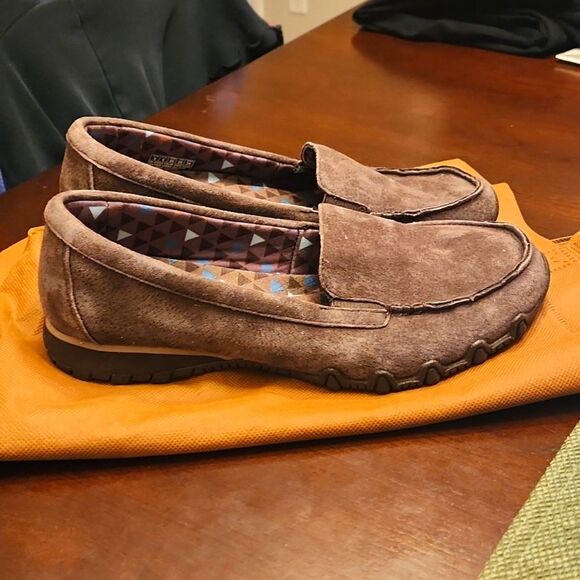 Skechers Women's "Roamer Biker" Chocolate Brown Loafers Size 9 - Picture 1 of 8
